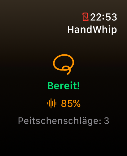 HandWhip nach Peitschenschlag